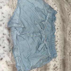 Light blue shorts